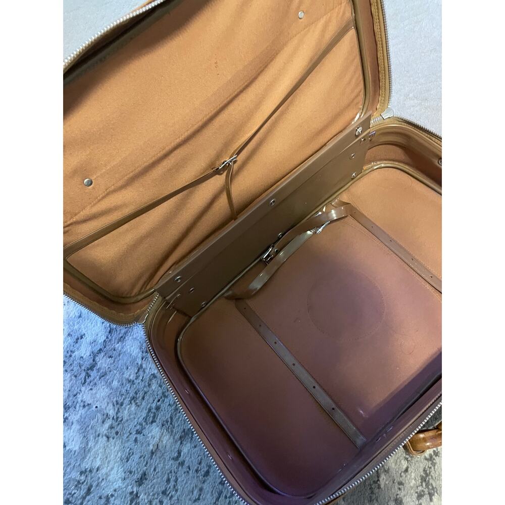 Vintage 1975 American Tourister Brown Suitcase 23" Retro Luggage - Picture 4 of 7